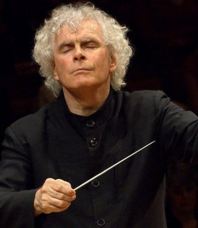 La Filharmònica de Berlín arriba a Barcelona en l’últim concert de la gira de comiat de Simon Rattle com a director titular